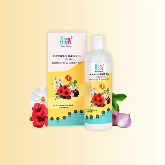 Hibiscus Hair Oil with Brahmi, Bhringraj and Onion Oil