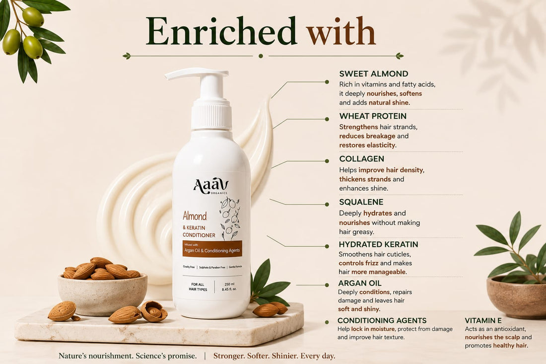 Aaav Almond & Keratin Conditioner -  250 ml